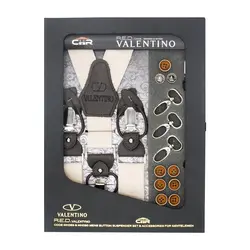 کیت ساس بند مردانه(دکمه‌ای و کلیپس) مدل والنتینو کش ساده
