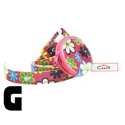 کمربند دخترانه گلدار سی اچ آر مدل کیف دار سایز ۷ تا ۱۵ سال