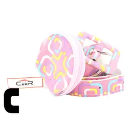 کمربند دخترانه گلدار سی اچ آر مدل کیف دار سایز ۷ تا ۱۵ سال