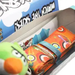 کمربند بچه‌گانه سی اچ آر مدل انگری برد ۳ بعدی با آویز عروسکی سایز ۶ تا ۱۵ سال