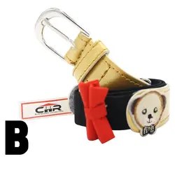 کمربند دخترانه پاپیونی سی اچ آر  مدل خرسی  سایز ۳ تا ۱۲ سال