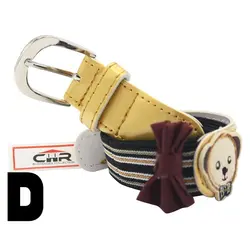 کمربند دخترانه پاپیونی سی اچ آر  مدل خرسی  سایز ۳ تا ۱۲ سال