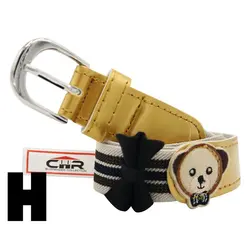 کمربند دخترانه پاپیونی سی اچ آر  مدل خرسی  سایز ۳ تا ۱۲ سال