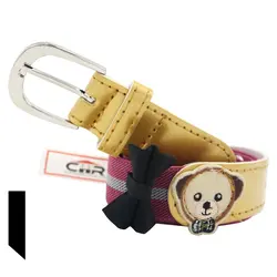 کمربند دخترانه پاپیونی سی اچ آر  مدل خرسی  سایز ۳ تا ۱۲ سال