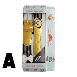 کمربند دخترانه پاپیونی سی اچ آر  مدل خرسی  سایز ۳ تا ۱۲ سال