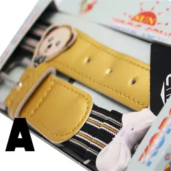 کمربند دخترانه پاپیونی سی اچ آر  مدل خرسی  سایز ۳ تا ۱۲ سال