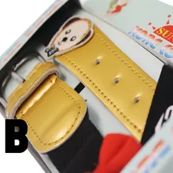 کمربند دخترانه پاپیونی سی اچ آر  مدل خرسی  سایز ۳ تا ۱۲ سال