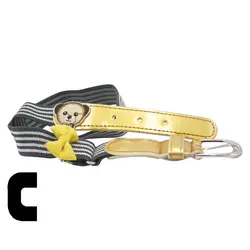 کمربند دخترانه پاپیونی سی اچ آر  مدل خرسی  سایز ۳ تا ۱۲ سال