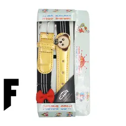 کمربند دخترانه پاپیونی سی اچ آر  مدل خرسی  سایز ۳ تا ۱۲ سال