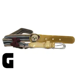 کمربند دخترانه پاپیونی سی اچ آر  مدل خرسی  سایز ۳ تا ۱۲ سال