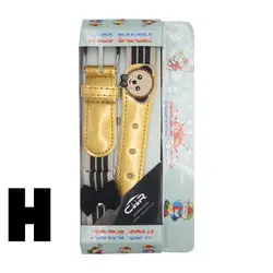 کمربند دخترانه پاپیونی سی اچ آر  مدل خرسی  سایز ۳ تا ۱۲ سال