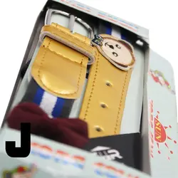 کمربند دخترانه پاپیونی سی اچ آر  مدل خرسی  سایز ۳ تا ۱۲ سال