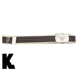 کمربند کنفی پلاک دار بچگانه سی اچ آر  سایز ۶ تا ۱۴ سال