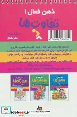 کتاب ذهن فعال 1  - اثر گروه پژوهش بسته های آموزشی تاب - نسخه اصلی