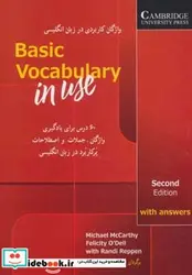 کتاب واژگان کاربردی در زبان انگلیسی بیسیک وکبیولری این یوز  - اثر مایکل مک کارتی و دیگران - نسخه اصلی