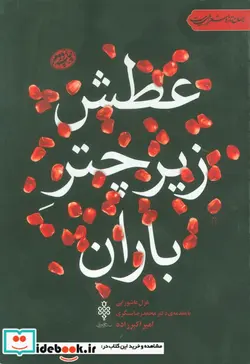 کتاب عطش زیر چتر باران غزل عاشورایی  - اثر امیر اکبرزاده - نسخه اصلی