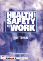 کتاب HEALTH AND SAFETY AT WORK - اثر JEREMY STRANKS - نسخه اصلی