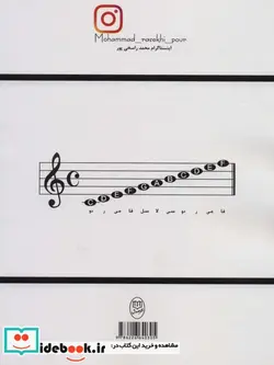 کتاب گیتار برای همهآهنگ های محبوب  - اثر محمد راسخی پور - نسخه اصلی