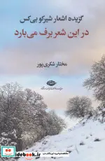 کتاب در این شعر برف می بارد  - اثر مختار شکری پور - نسخه اصلی