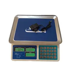ترازو دیجیتال 40 کیلویی دکمه فلزی محک