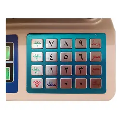 ترازو دیجیتال 40 کیلویی دکمه فلزی محک