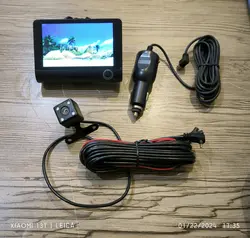 دوربین ثبت وقایع (Dash Cam) با ۳ دوربین و مانیتور ۲ اینچی