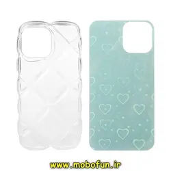 قاب گوشی iPhone 13 Pro آیفون ژله ای هولوگرامی شفاف محافظ لنز دار کد 289