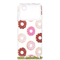 قاب گوشی Poco M4 Pro 4G شیائومی ژله ای طرح دار شفاف محافظ لنز دار دونات شکلاتی کد 169