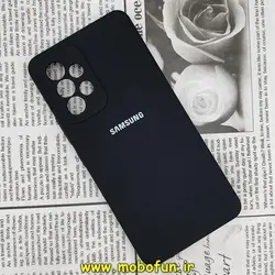 قاب گوشی Galaxy A53 5G سامسونگ سیلیکونی اورجینال سورا SORA پاک کنی درجه یک زیربسته محافظ لنز دار مشکی کد 322