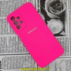 قاب گوشی Galaxy A23 4G سامسونگ سیلیکونی اورجینال سورا SORA پاک کنی درجه یک زیربسته محافظ لنز دار صورتی فانتزی کد 229