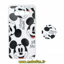 قاب گوشی Galaxy J5 2015 - J500 سامسونگ لیزری محافظ لنز دار پاپ سوکت دار طرح میکی موس کد 132