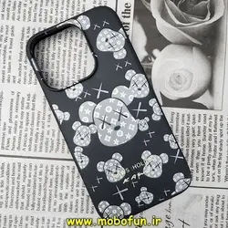 قاب گوشی iPhone 14 Pro آیفون سیلیکونی ژله ای طرح خرسی ربات KAWS مشکی کد 64
