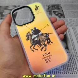 قاب گوشی iPhone 14 Pro آیفون طرح ضدضربه هولوگرامی لنز رنگی هفت رنگ پولو POLO کد 52