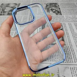 قاب گوشی iPhone 14 Pro آیفون طرح پشت طلق شیشه ای شفاف اورجینال برند CASE MATE آبی کد 42