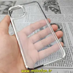 قاب گوشی iPhone 11 Pro Max آیفون طرح پشت طلق شیشه ای شفاف اورجینال برند CASE MATE نقره ای کد 429