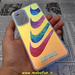 قاب گوشی Galaxy A53 5G سامسونگ طرح ضدضربه هولوگرامی لنز رنگی هفت رنگ نایکی JUST DO IT کد 309