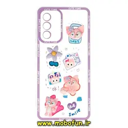 قاب گوشی Galaxy A53 5G سامسونگ طرح عروسکی سه بعدی شفاف TPU محافظ لنز دار کد 284