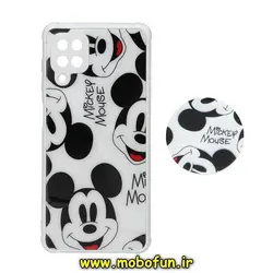 قاب گوشی Galaxy A12 سامسونگ لیزری محافظ لنز دار پاپ سوکت دار طرح میکی موس کد 871