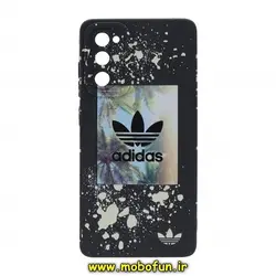 قاب گوشی Galaxy S20 FE سامسونگ سیلیکونی ژله ای طرح آدیداس adidas محافظ لنز دار مشکی کد 295