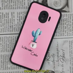 قاب گوشی Galaxy J2 Core / J260 سامسونگ فانتزی ژله ای چرمی طرح کاکتوس محافظ لنز دار کد 50