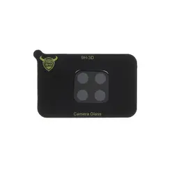 محافظ لنز دوربین گوشی Galaxy A22 4G سامسونگ مدل شیشه ای سه بعدی 3D 9H