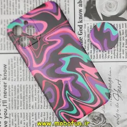 قاب گوشی iPhone 12 Pro Max آیفون ژله ای فانتزی طرح آبرنگی پاپ سوکت دار محافظ لنز دار کد 393