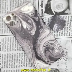 قاب گوشی iPhone 11 Pro Max آیفون ژله ای فانتزی طرح آبرنگی پاپ سوکت دار محافظ لنز دار کد 347