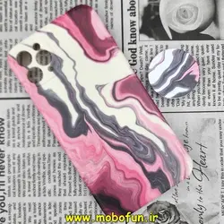 قاب گوشی iPhone 11 Pro Max آیفون ژله ای فانتزی طرح آبرنگی پاپ سوکت دار محافظ لنز دار کد 341