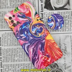 قاب گوشی Galaxy A31 سامسونگ ژله ای فانتزی طرح آبرنگی پاپ سوکت دار محافظ لنز دار کد 427