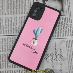 قاب گوشی Galaxy A02S - Galaxy A03S سامسونگ فانتزی ژله ای چرمی طرح کاکتوس محافظ لنز دار کد 227