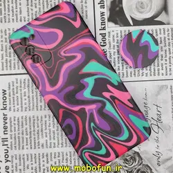 قاب گوشی Galaxy A02S - Galaxy A03S سامسونگ ژله ای فانتزی طرح آبرنگی پاپ سوکت دار محافظ لنز دار کد 217