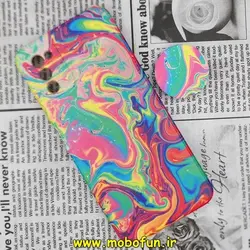 قاب گوشی Galaxy A02S - Galaxy A03S سامسونگ ژله ای فانتزی طرح آبرنگی پاپ سوکت دار محافظ لنز دار کد 215