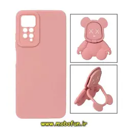 قاب گوشی Redmi Note 11 Pro 4G Global - Redmi Note 11 Pro 5G Global شیائومی طرح ربات KAWS سیلیکونی پرو کمرا پاپ سوکت دار محافظ لنز دار گلبهی کد 129
