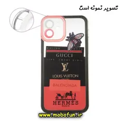 قاب گوشی iPhone X - iPhone Xs آیفون ژله ای طرح دار شفاف محافظ لنز دار لاکچری کد 313